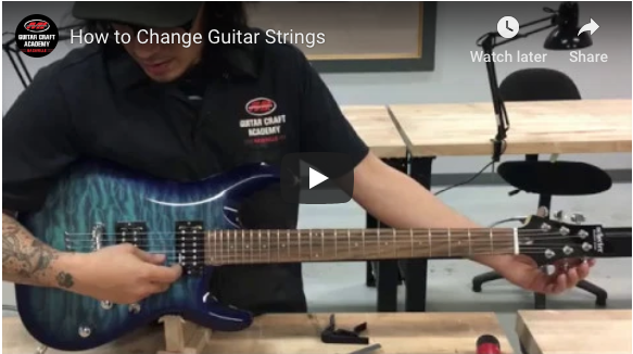 Tech Tip: Changing Guitar Strings (Video)
