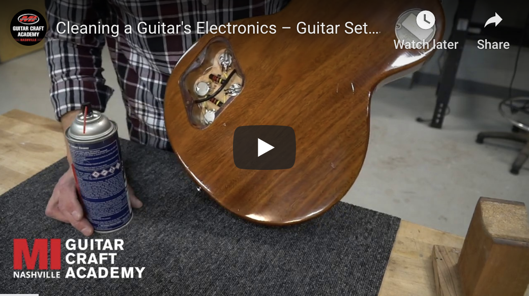 Cleaning a Guitar’s Electronics: Guitar Setup and Maintenance (Video)